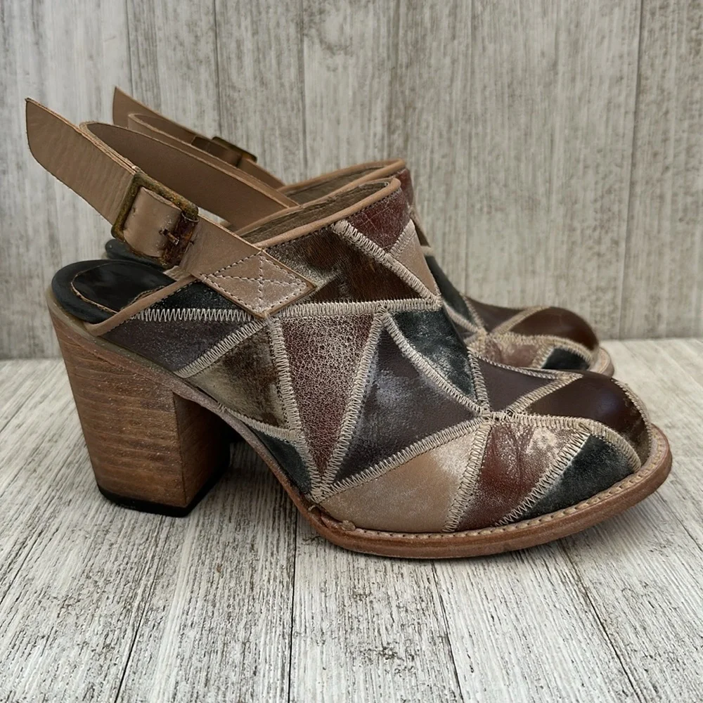 Freebird by Steven Patchwork Mules - Picture 8 of 9